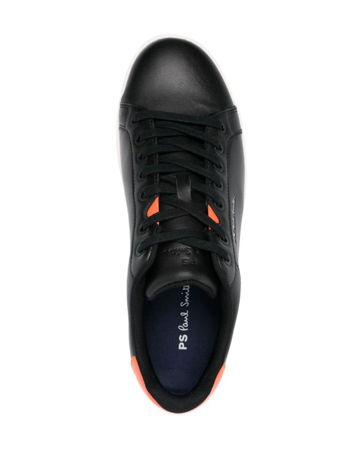 Mens Shoe Albany Black Orange