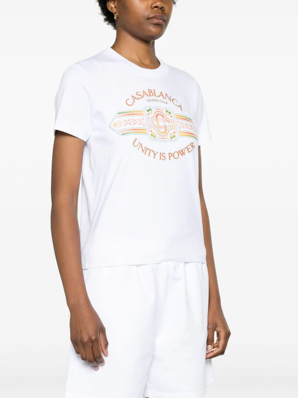 유니티 이즈 파워 프린트 핏 티셔츠