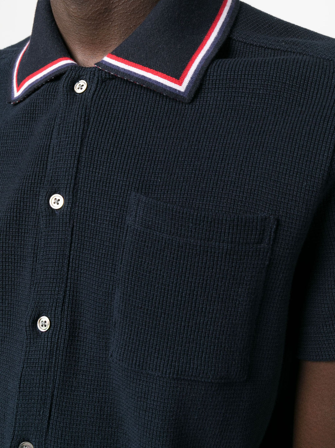 반소매 버튼 다운 셔츠