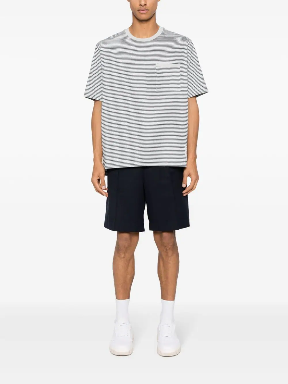 Oversized Short Sleeve Pocket Tee