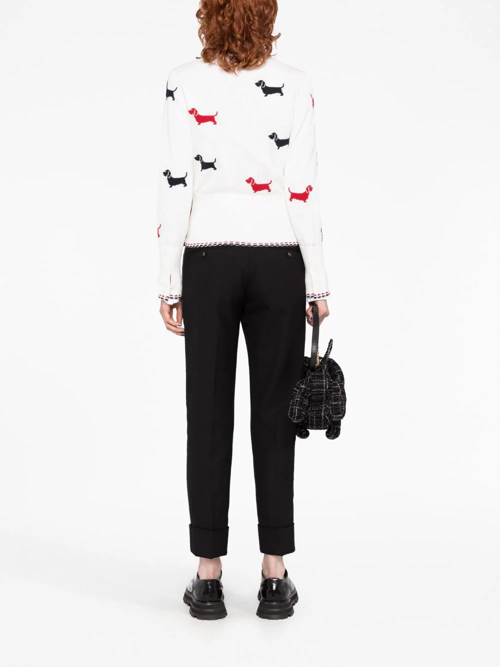 코튼 포인텔 크루넥 헥터 카디건