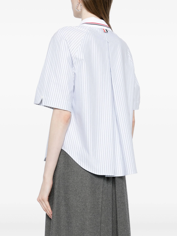 Box Pleat Point Collar Shirt