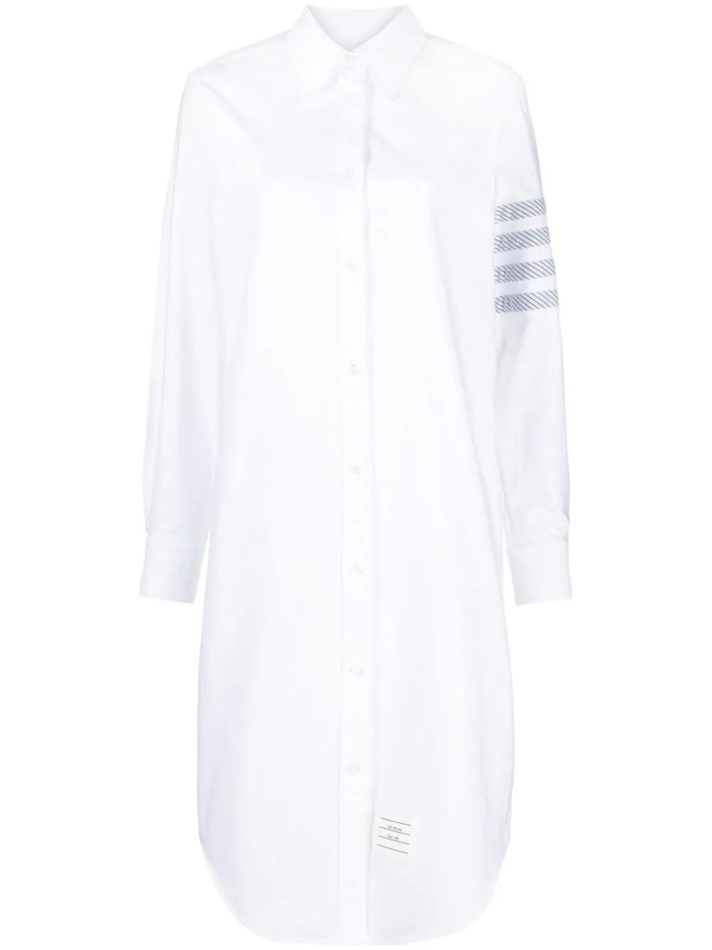 4-Bar Cotton Shirt Dress Women