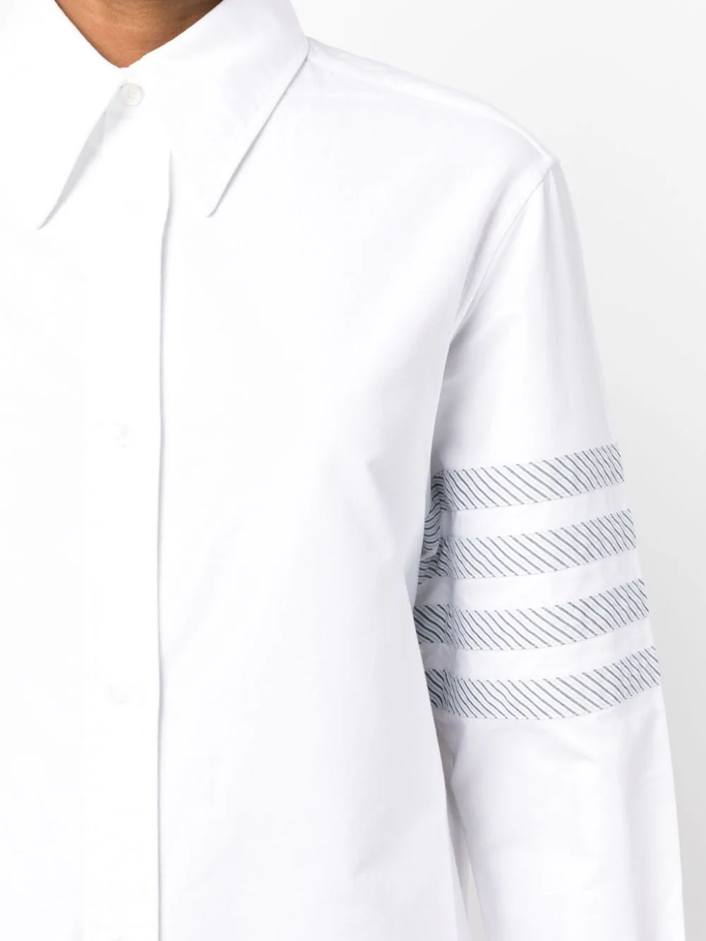 4-Bar Cotton Shirt Dress Women