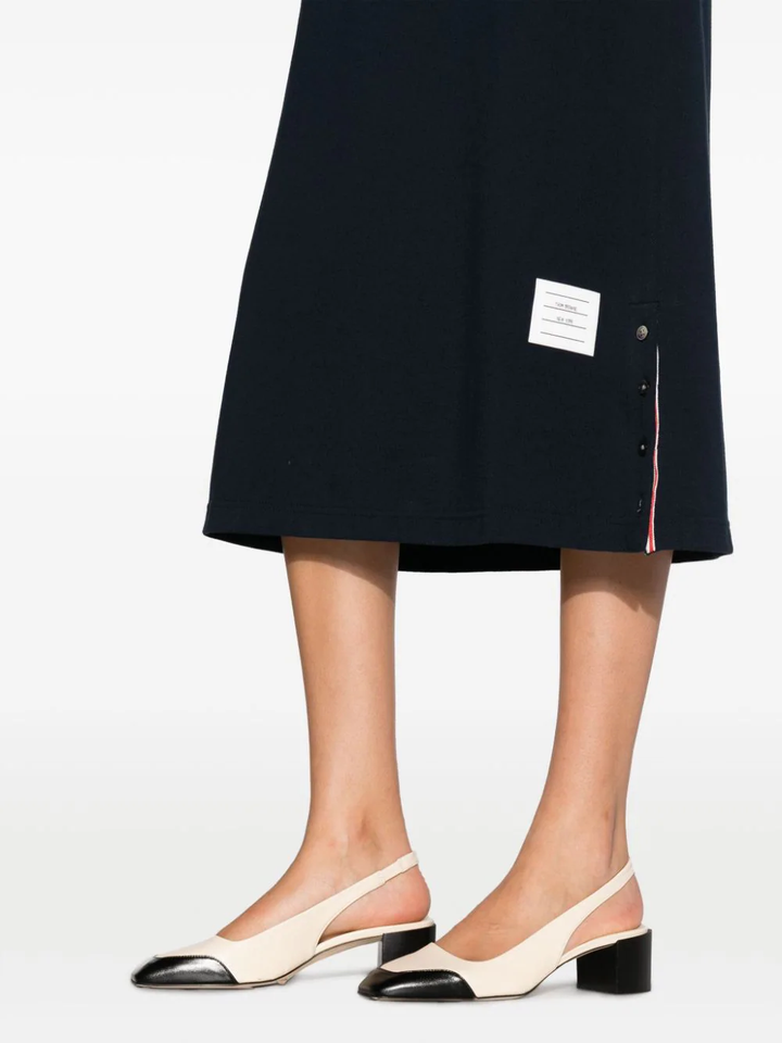 RWB 트리밍 폴로 드레스