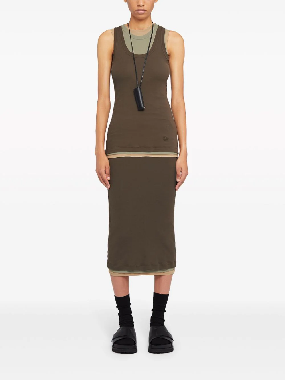 Jil Sander Kit Skirts 3 Layered Mid Lengh - view 2