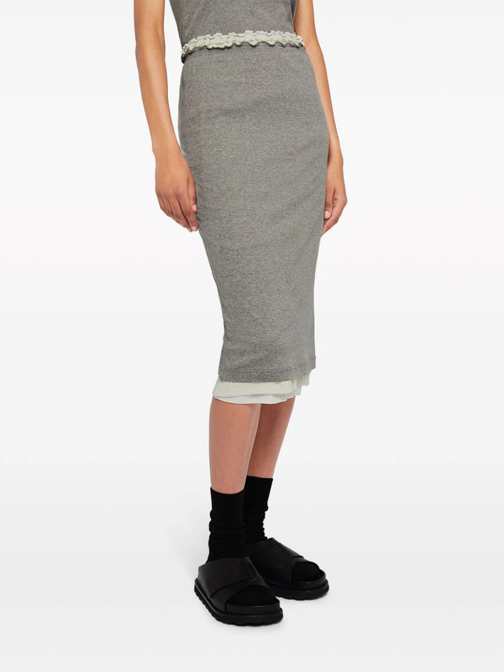 Layered Midium Length Skirt