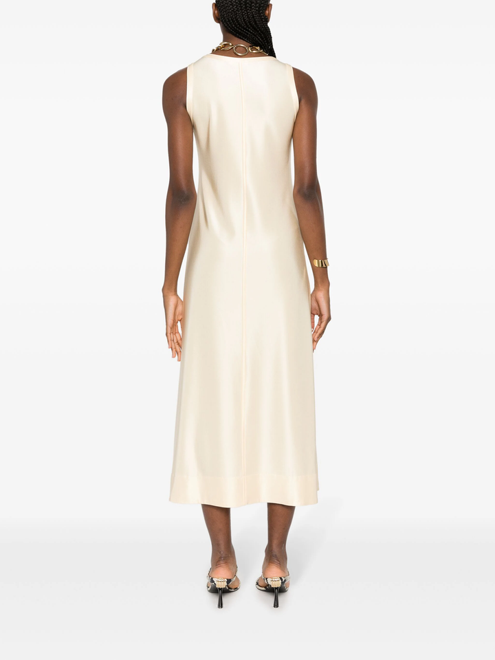 Compact Matt Viscose Jersey Tank Dress