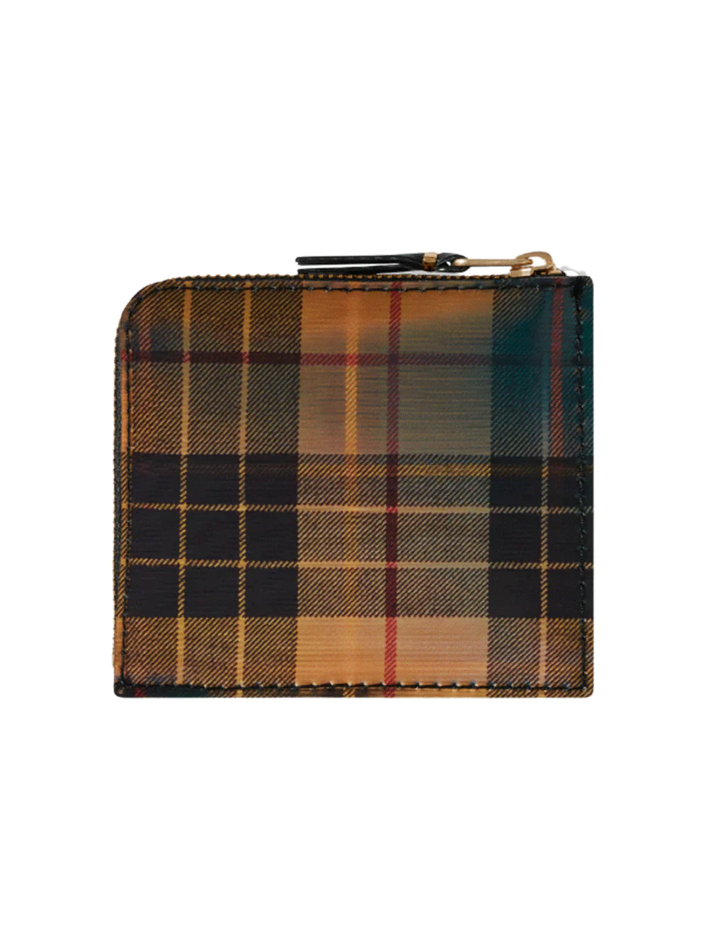 Lenticular Tartan L Zip Wallet