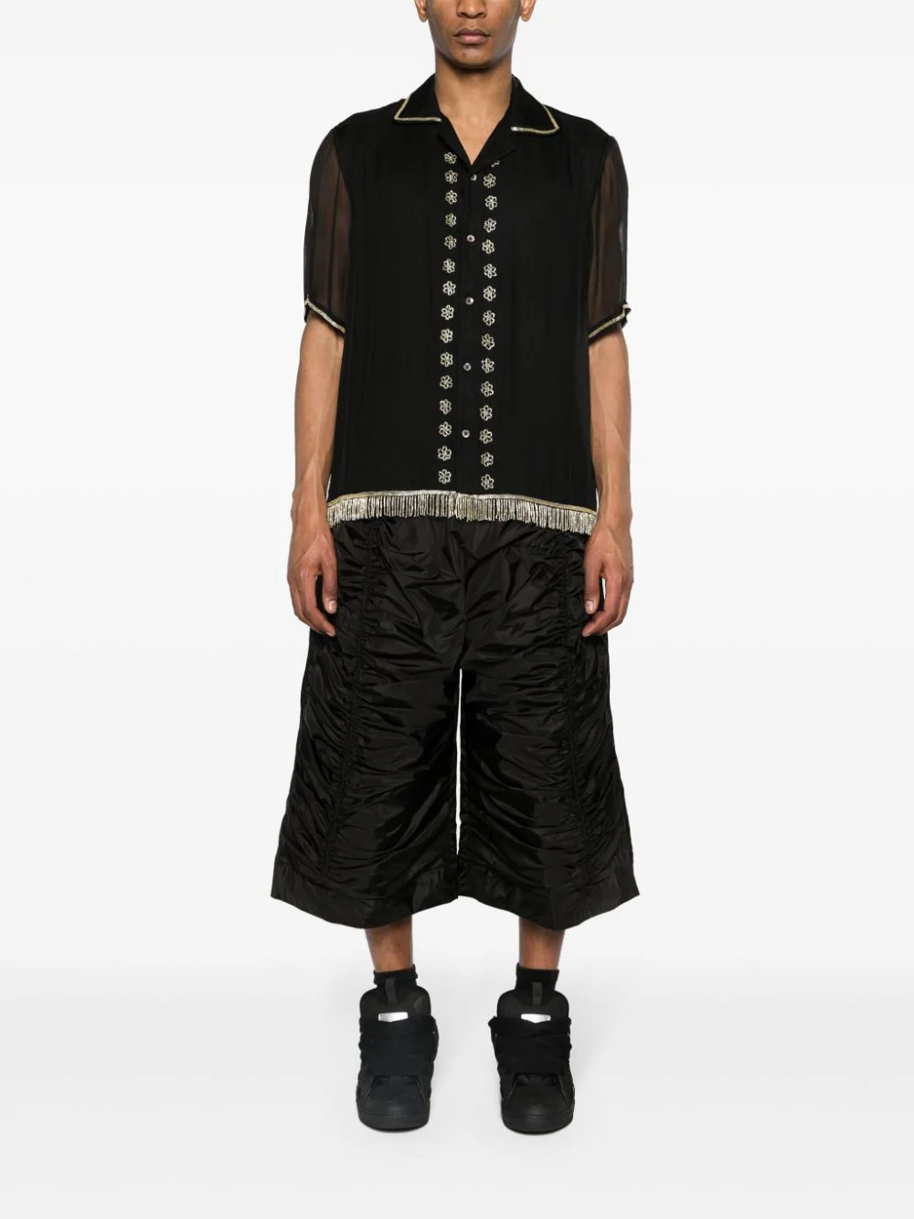 루칭 패딩 복싱 반바지