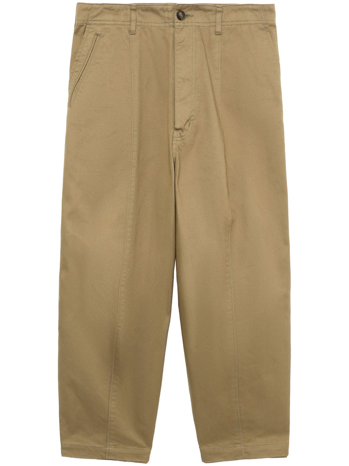 Cotton Chino Cloth Garment Dye Pants