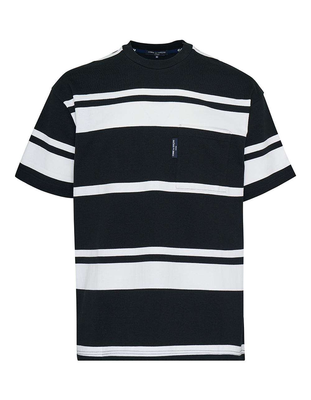 코튼 저지 가로 스트라이프 티셔츠