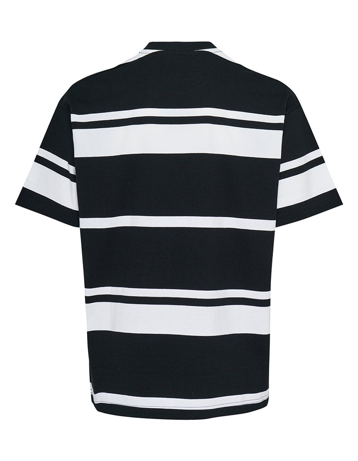 코튼 저지 가로 스트라이프 티셔츠