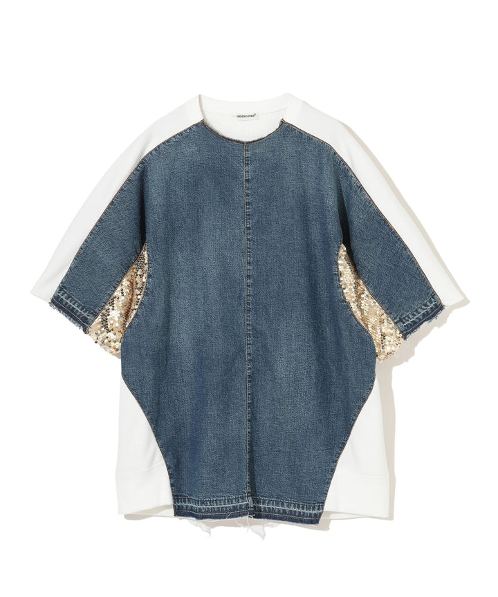 Sequin Denim Tee