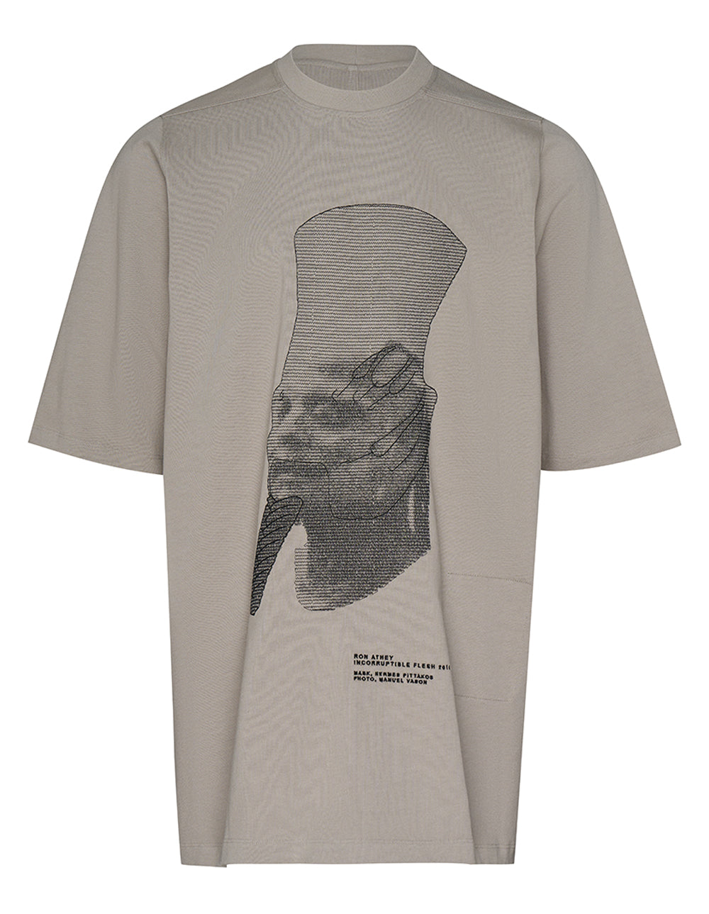 론 점보 티셔츠 자수