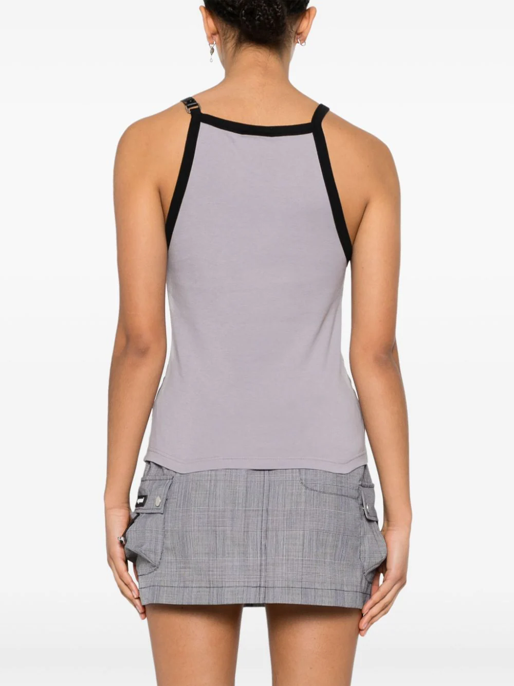 Buckle Contrast Tank Top