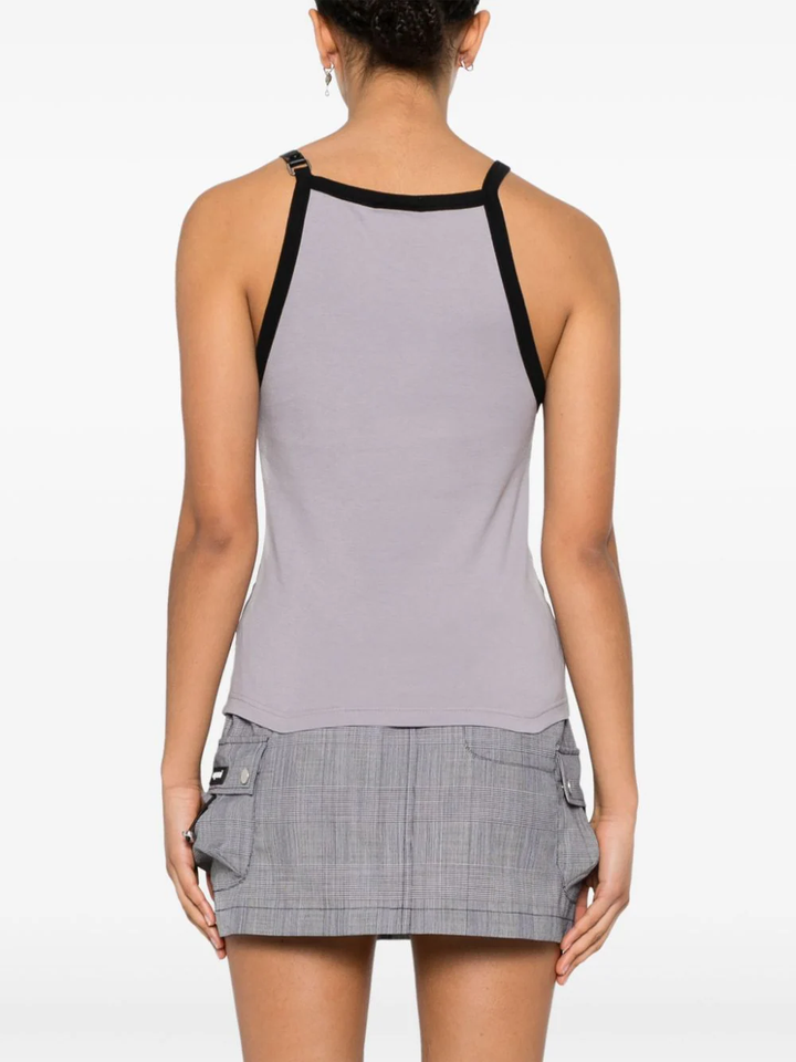 Buckle Contrast Tank Top