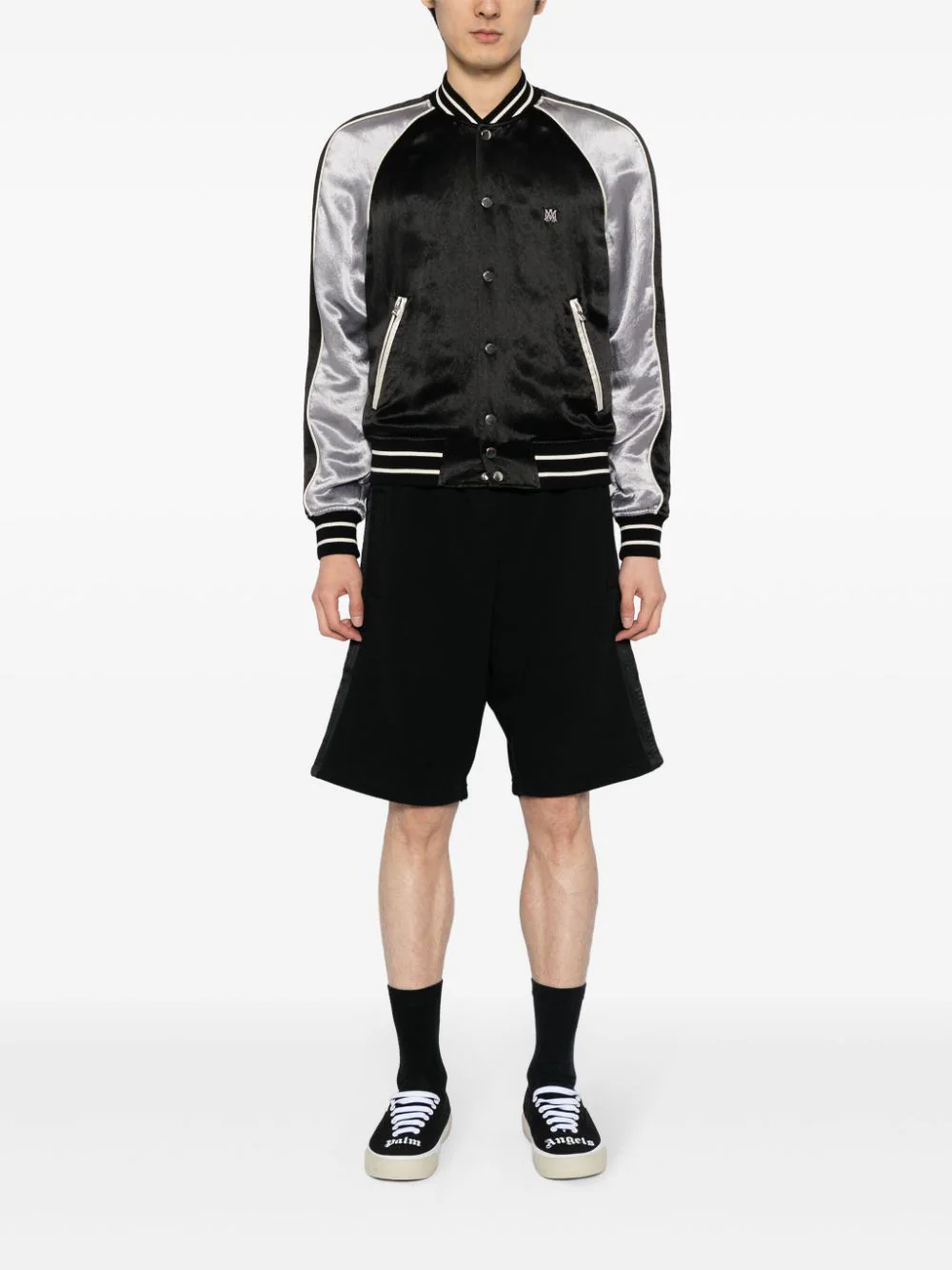로고 테이프 스웨트쇼츠