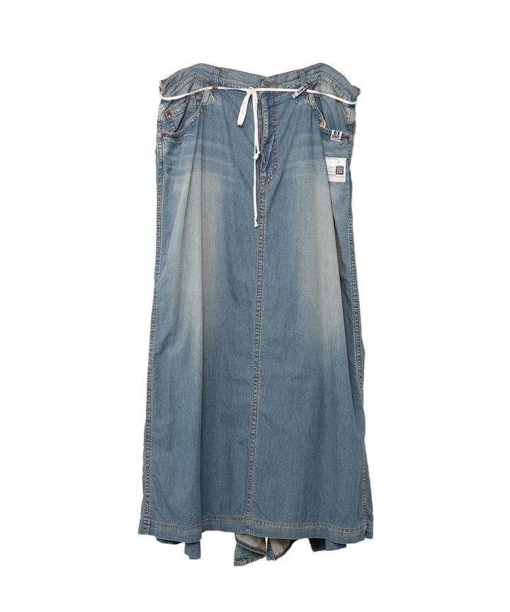 Light Denim Reconstructed Skirt