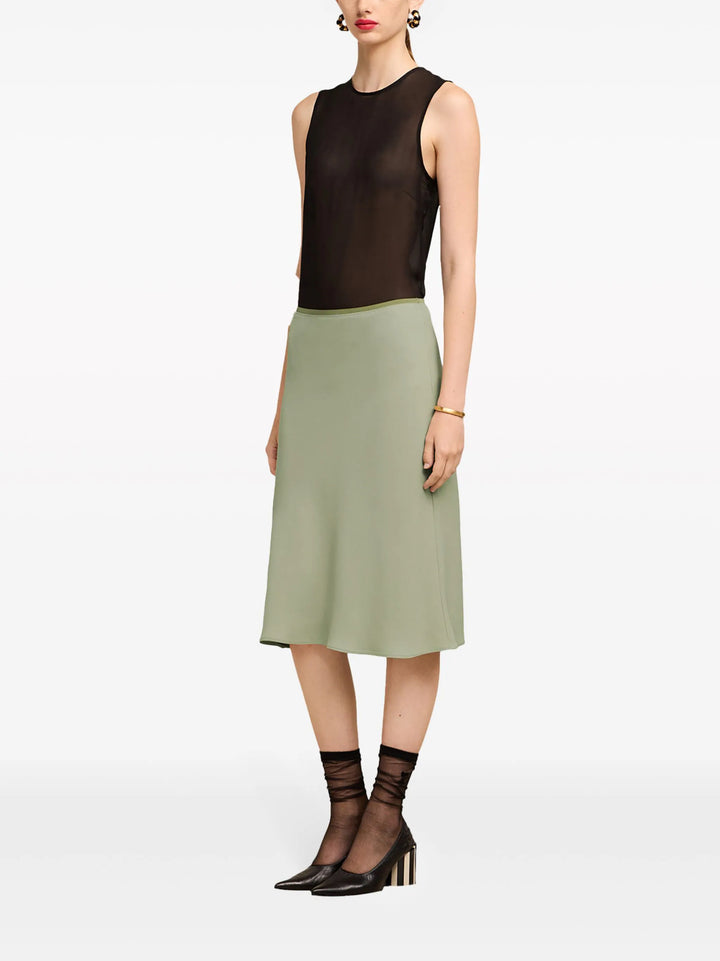 Midi Skirt With Elasticated Waist