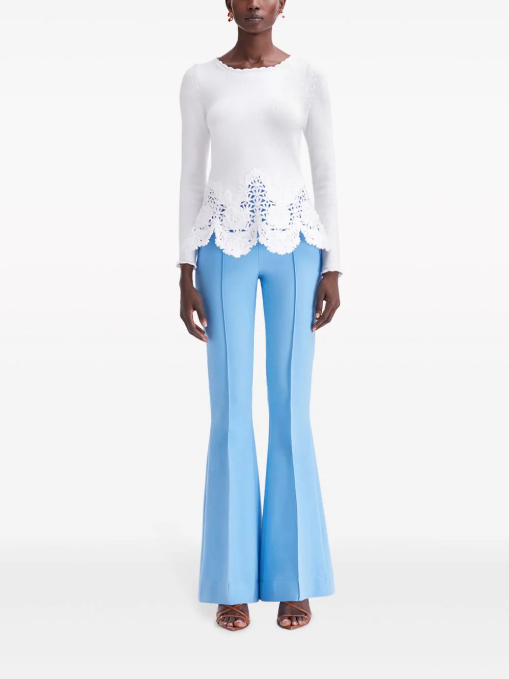 Long Sleeve Jewel Neck Top