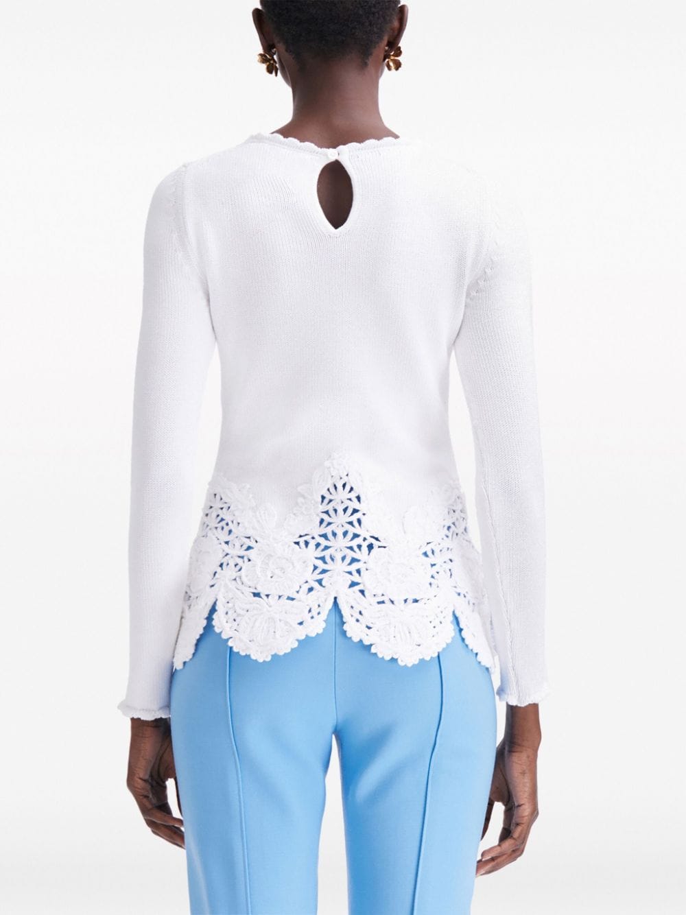 Long Sleeve Jewel Neck Top