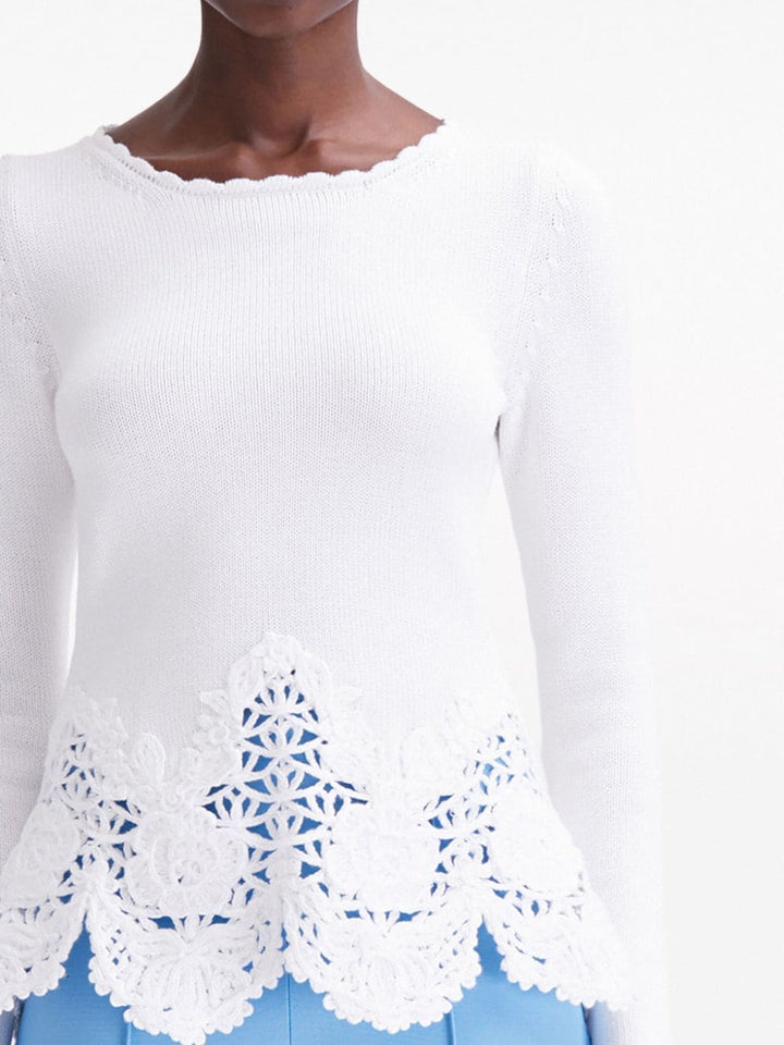 Long Sleeve Jewel Neck Top