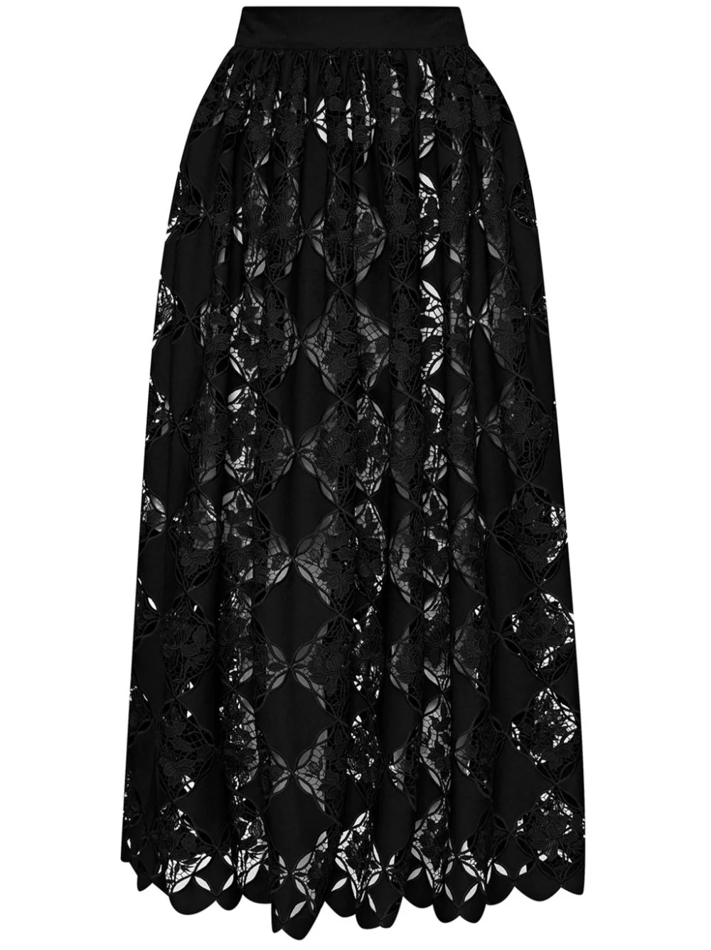 Gardenia Guipure Eyelet Full Skirt