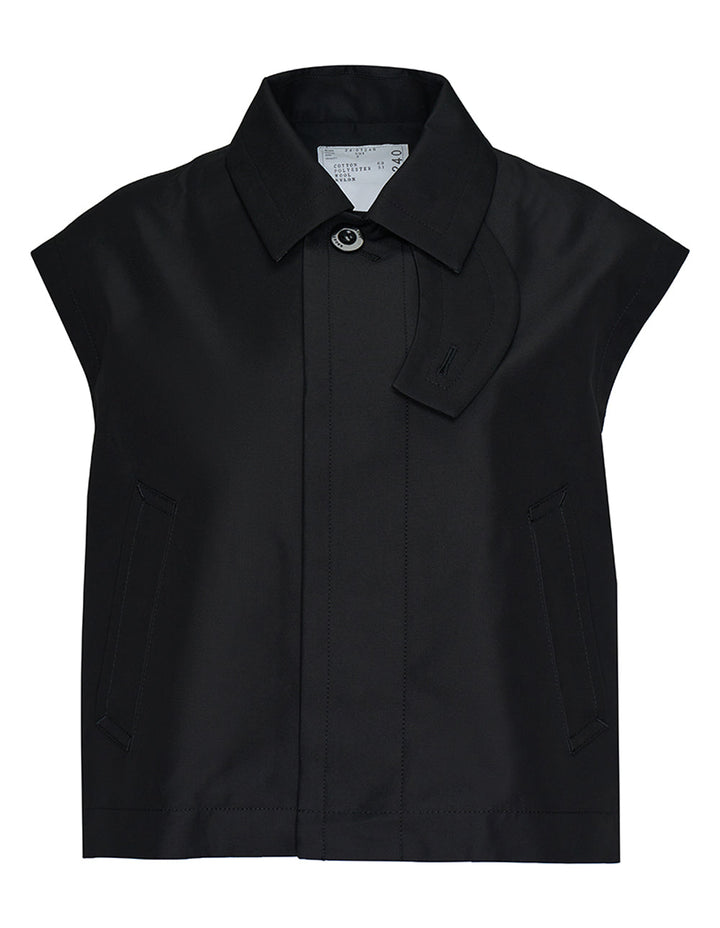 Cotton Gabardine Vest