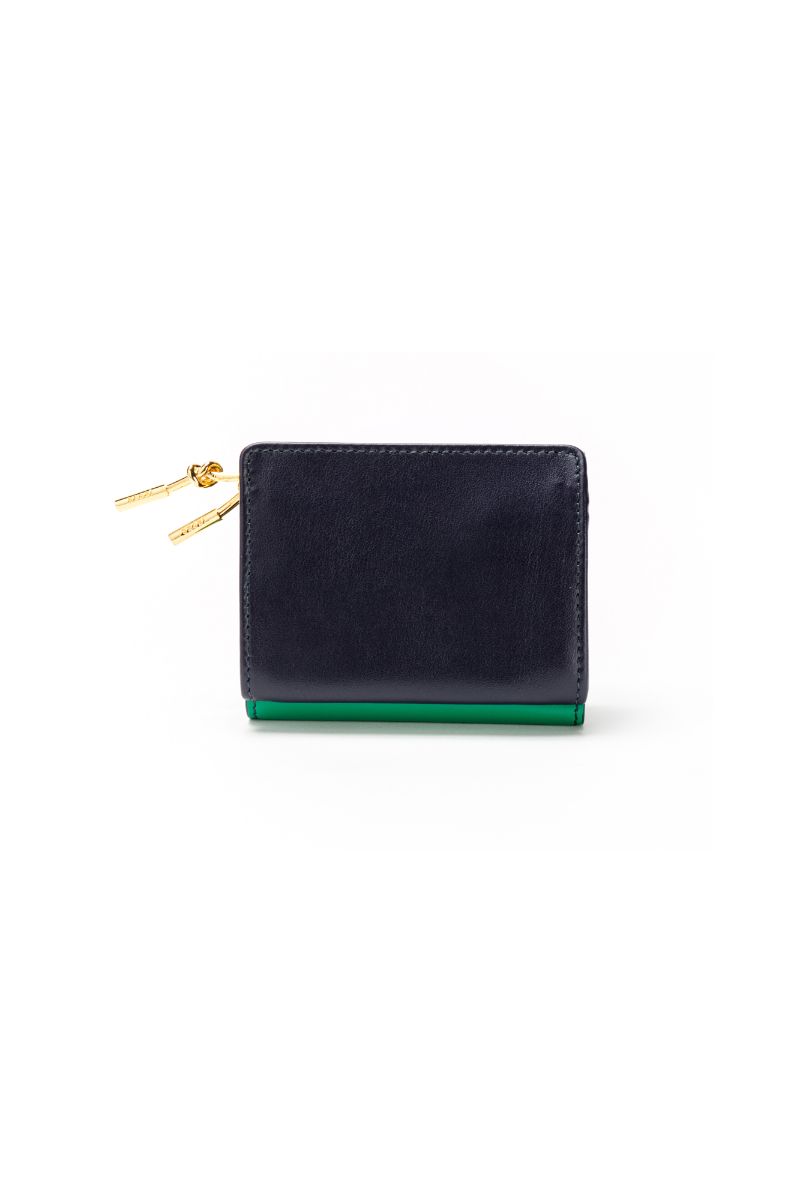 Bicolor Trifold Wallet