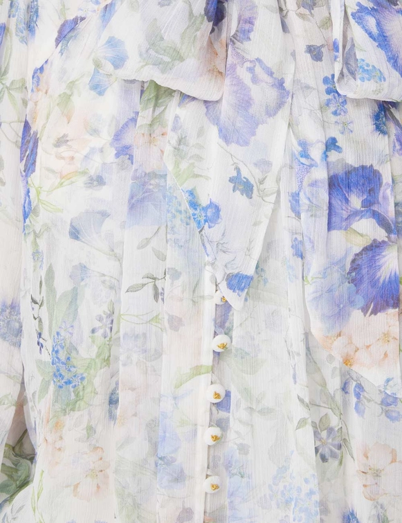 Natura Tie Neck Billow Top