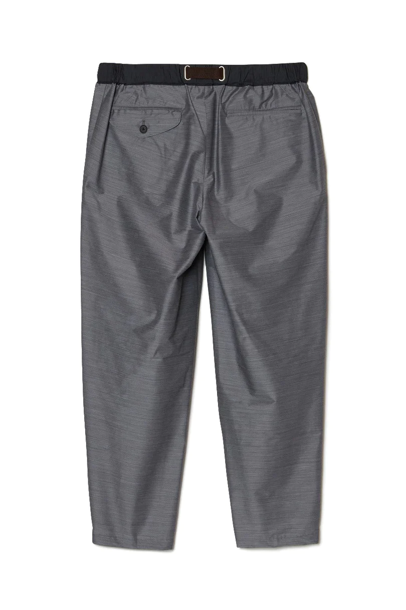 Adjustable Waist Grey Pants