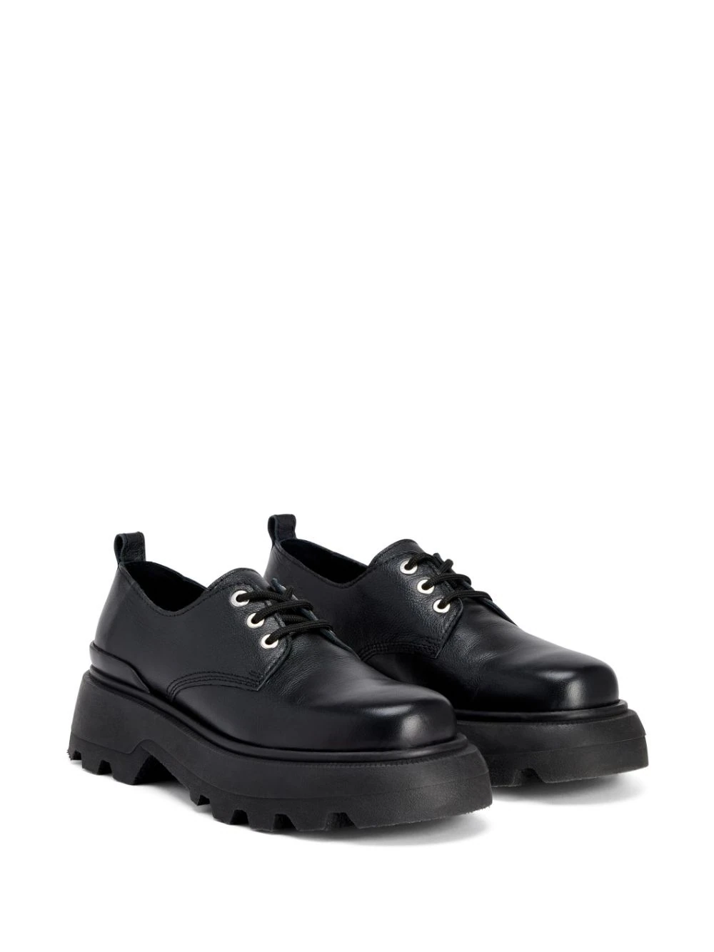 AMI-Paris-Round-Toe-Laced-Derbies-Black-2