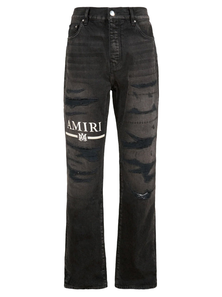 AMIRI Mx 1 Jeans Ultrasuede Black 1