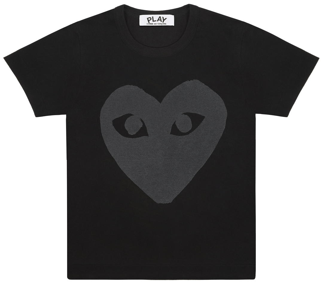 COMME-des-GARCONS-PLAY-Heart-On-Front-And-Back-Tee-Women-Black-1