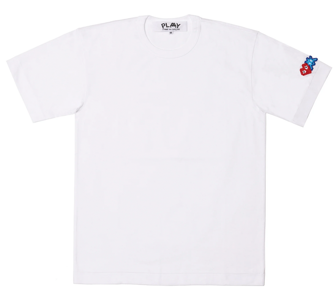 COMME-des-GARCONS-PLAY-x-INVADERT-Shirt-Men-White-1