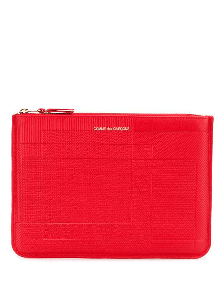 COMME-des-GARCONS-WALLET-Big-Pouch-Intersection-Red-1