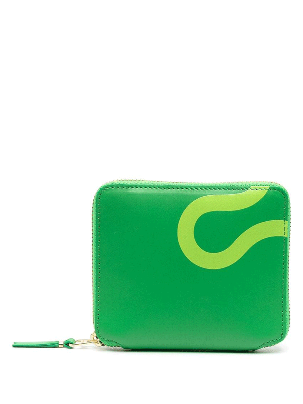 COMME-des-GARCONS-WALLET-Ruby-Eyes-Green-Zip-Around-Wallet-Green-1