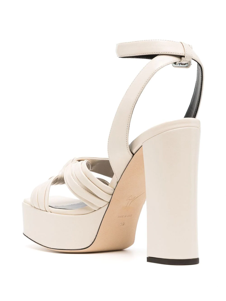 Giuseppe Zanotti - Chunky Platform Heels - Nude - 3