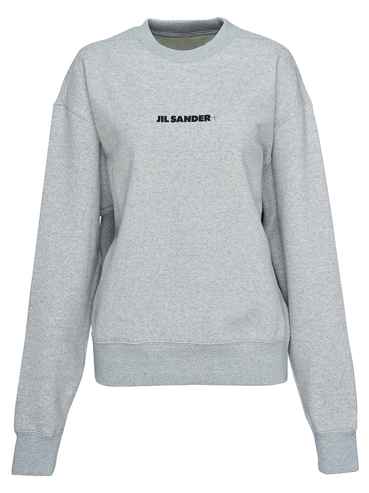    Jil-Sander-Crew-Neck-Long-Sleeves-Sweatshirt-Grey-1