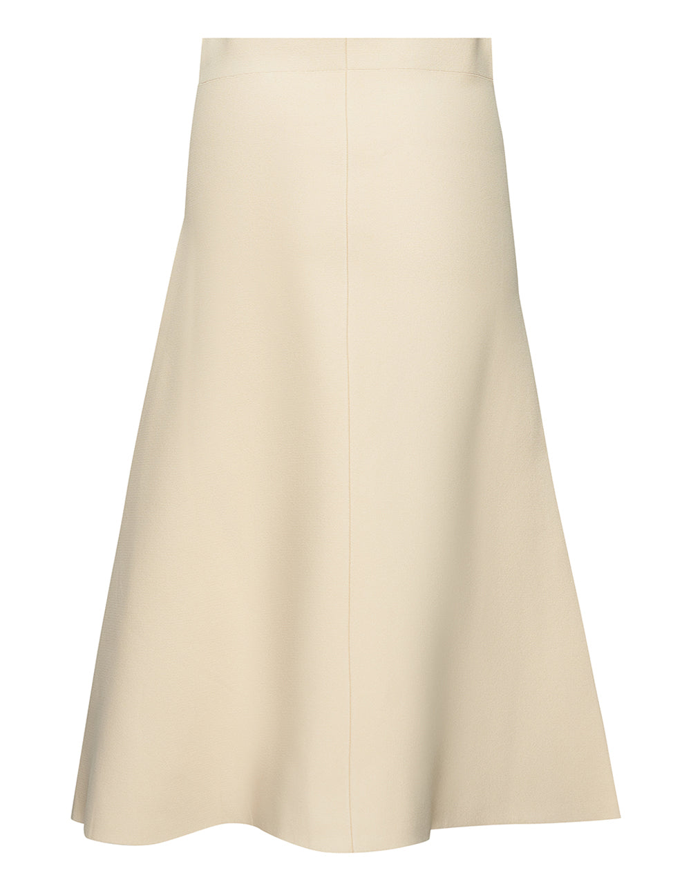 Jil Sander Compact Knit Skirt Beige 2