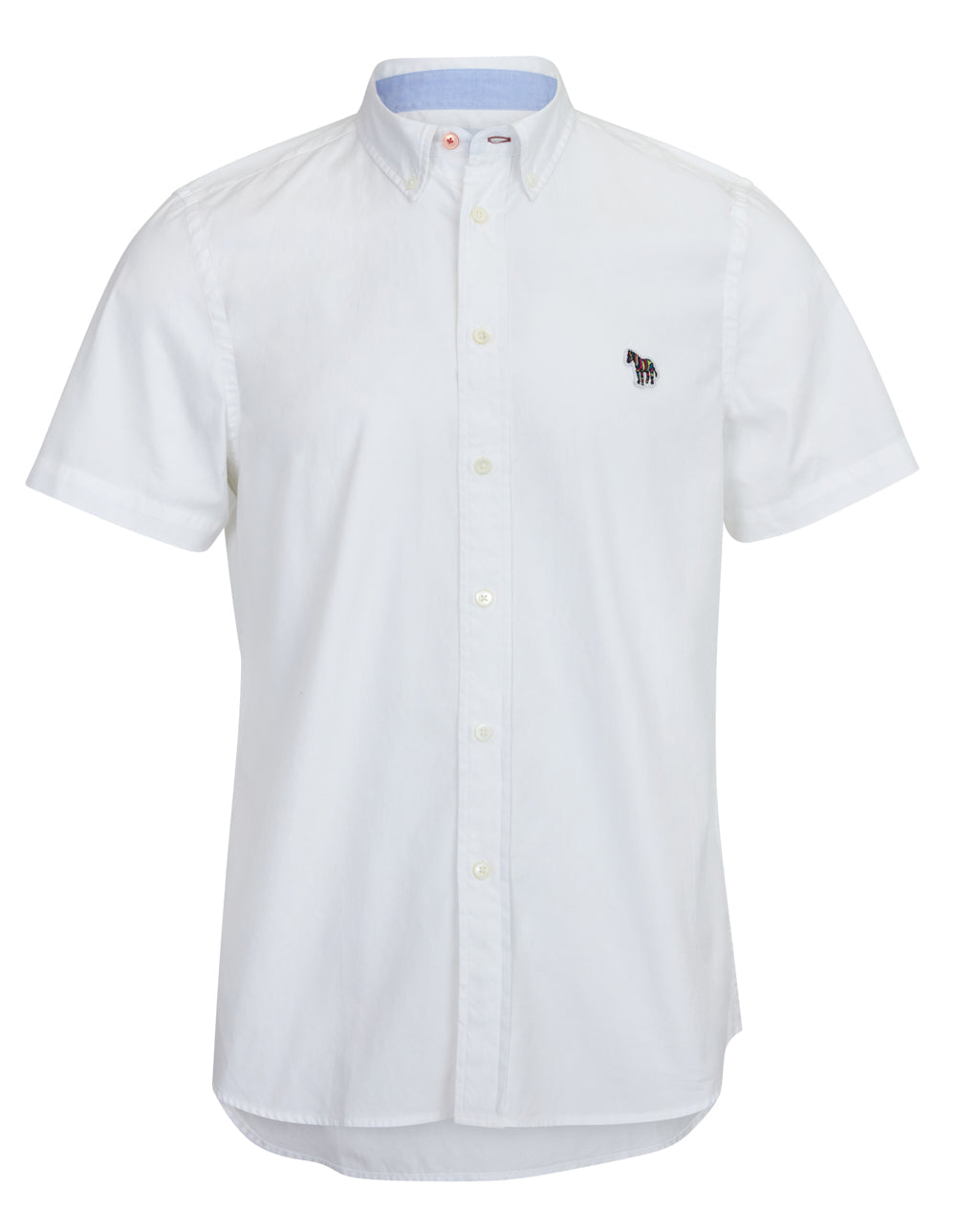 PS Paul Smith Tailored Fit Zebra Shirt White 1