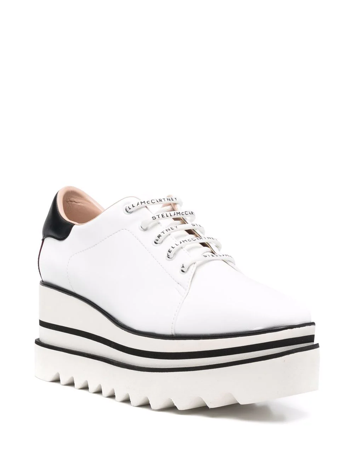 Stella McCartney Elyse Eco Alter Mat Flatforms White 2