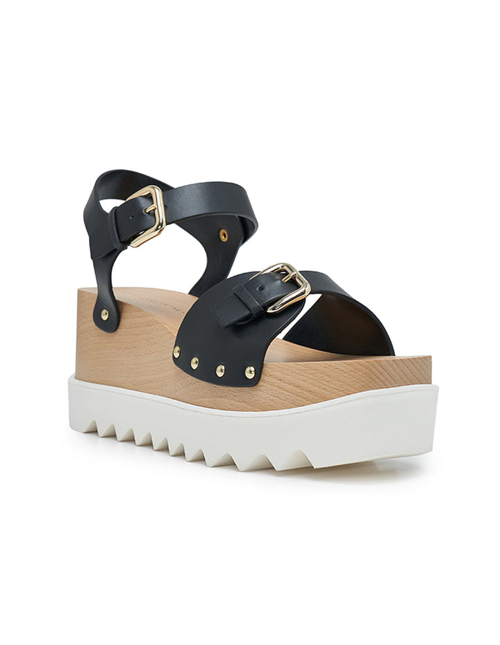 Stella McCartney Elyse Sandal Mat Alt Mat Black 2