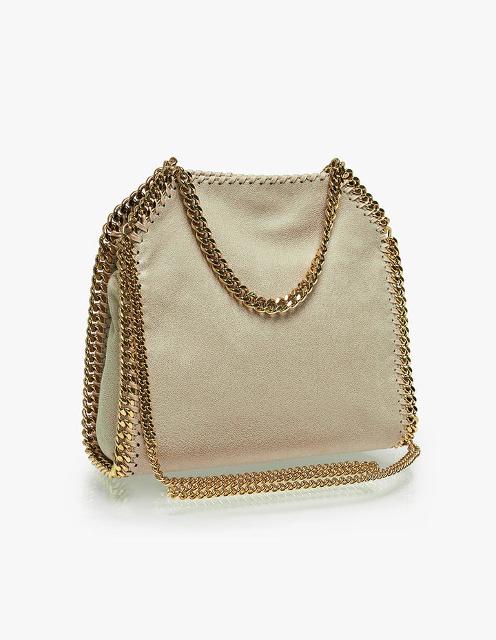 Stella McCartney Mini Eco Shaggy Deer Tote Beige 2