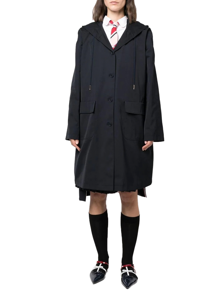     Thom-Browne-Hooded-Parka-In-Nylon-Tech-Coat-Navy-2