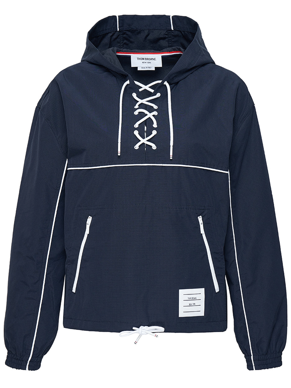 Thom-Browne-Laceup-Detail-Oversized-Pullover-Navy-1