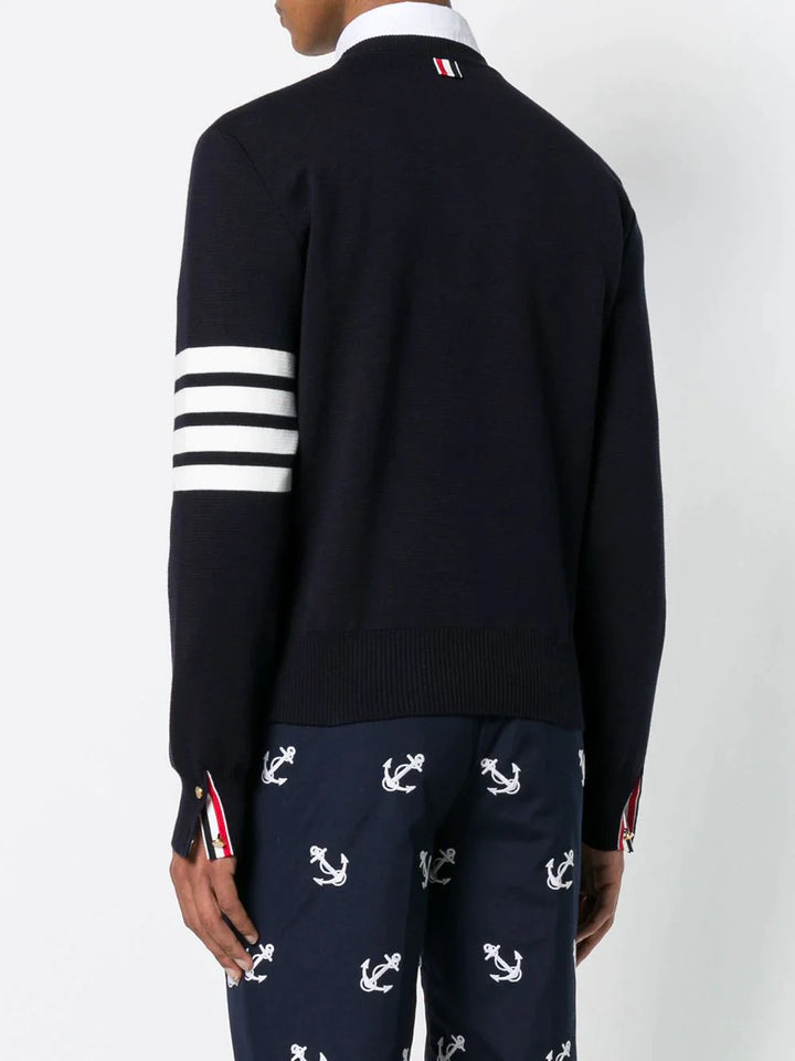 Thom-Browne-Milano-Stitch-Crew-Neck-Pullover-Navy-2