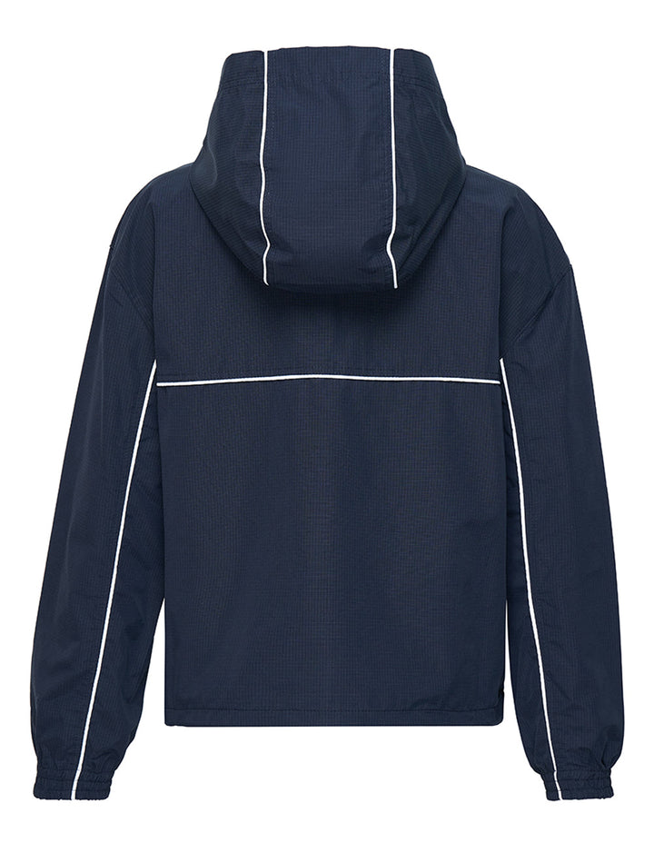 Thom Browne Laceup Detail Oversized Pullover Navy 2