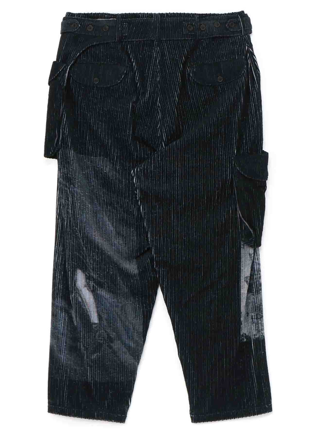 Yohji Yamamoto Detachable Belt Printed Pants Grey 2